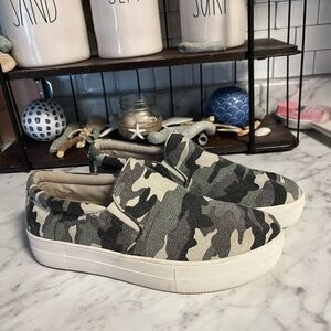 Steve Madden Camouflage Slip-On Shoes